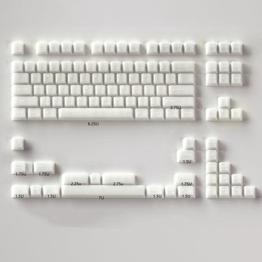 White Marble - 114 Keycap Set