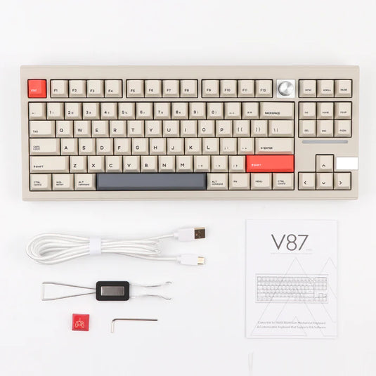 CIDOO V87 Tri-mode TKL Mechanical Keyboard - Fully Assembled