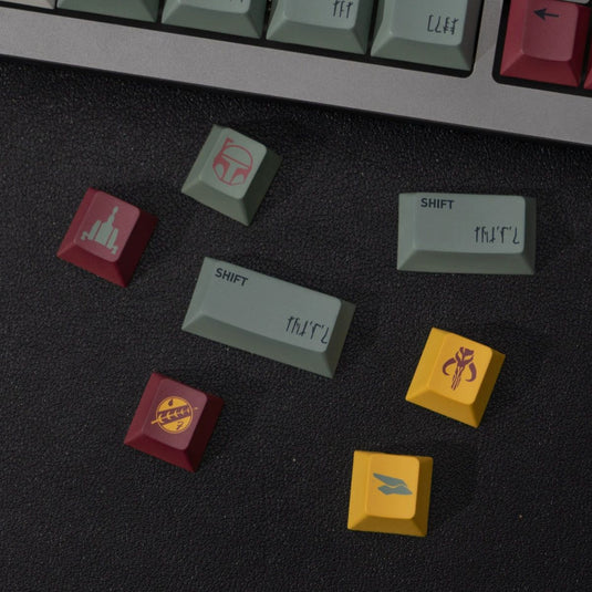 Star Wars Boba Fett - 129 Keycap Set Cherry Profile For MX Switches