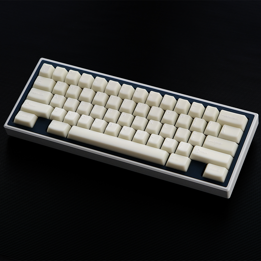 White Marble - 114 Keycap Set Cherry Profile For MX Switches - Mechanical Keyboard DIY Custom Keyset