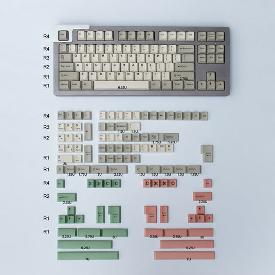 9009 - 173 Doubleshot Keycap Set